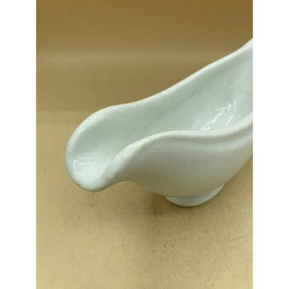 USQMC Shenango China World War 2 Mess Hall Gravy Boat WWII White 1940’s - Picture 5 of 12